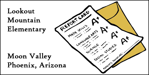 Moon Valley's Lookout Mountain Elementary school received top rankings for the state of Arizona. Moon Valley's Lookout Mountain Elementary school received top rankings for the state of Arizona.