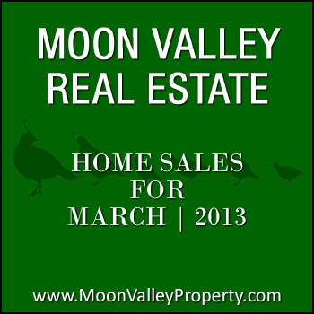 Moon Valley homes for sale that sold during the month of March 2013.