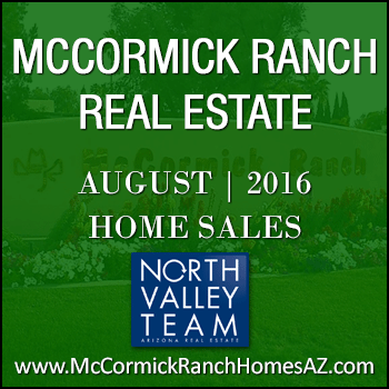 There were 64 August 2016 McCormick Ranch homes sold.