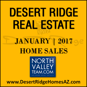 There were 42 January 2017 sold Desert Ridge homes which included 21 Desert Ridge condominiums.