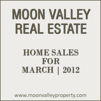 Moon Valley Home Sales for March 2012 View details pertaining Moon Valley home sales during March 2012.