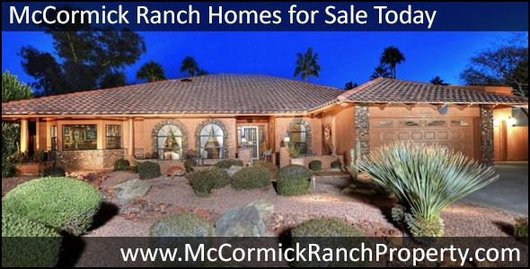 Current homes for sale inventory in McCormick Ranch of Scottsdale Arizona.