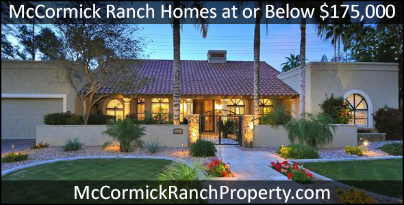 There are currently 9 McCormick Ranch homes for sale that are priced at or below $175,000.
