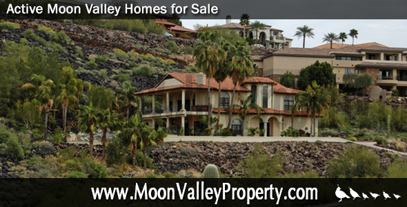 These are the current active listings of Moon Valley homes for sale in North Phoenix Arizona.