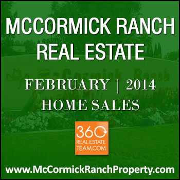 All sold homes for sale in McCormick Ranch Scottsdale during the month of February 2014.