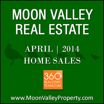 There were 36 Moon Valley homes that sold during April 2014.