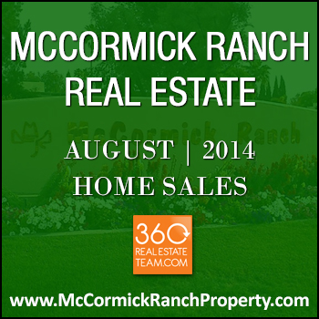 There were 39 homes sold in McCormick Ranch Scottsdale during the month of August 2014.