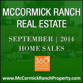 There were 36 sold homes in McCormick Ranch during the month of September 2014.