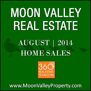 There were 39 homes in Moon Valley sold during the month of August 2014.