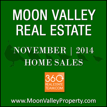 There were 28 Moon Valley home sales that closed during the month of November 2014.