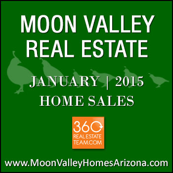 There were 25 January 2015 sold Moon Valley homes.