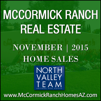 There were 33 November 2015 McCormick Ranch homes sold.