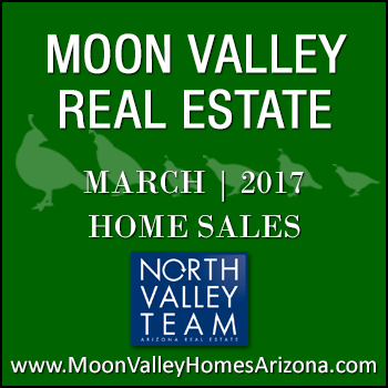 There were 50 March 2017 sold Moon Valley homes which included one Moon Valley patio home, seven Moon Valley condos and two Moon Valley townhomes.