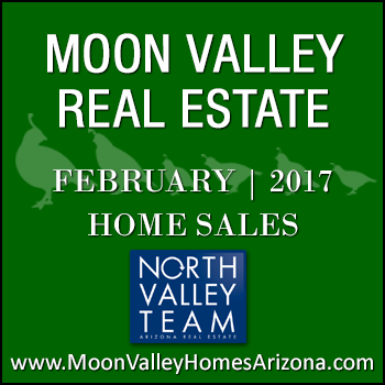 There were 46 February 2017 sold Moon Valley Homes which included Moon Valley condos and detached homes but no Moon Valley patio homes.