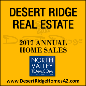 There were 505 2017 sold Desert Ridge homes which included 160 Desert Ridge condominiums and Desert Ridge townhomes.