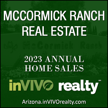 The number of 2023 McCormick Ranch homes sold was 888 which was 19 fewer sold homes than total McCormick Ranch home sales during 2021; active McCormick Ranch homes for sale listing inventory continues to remain relatively low.