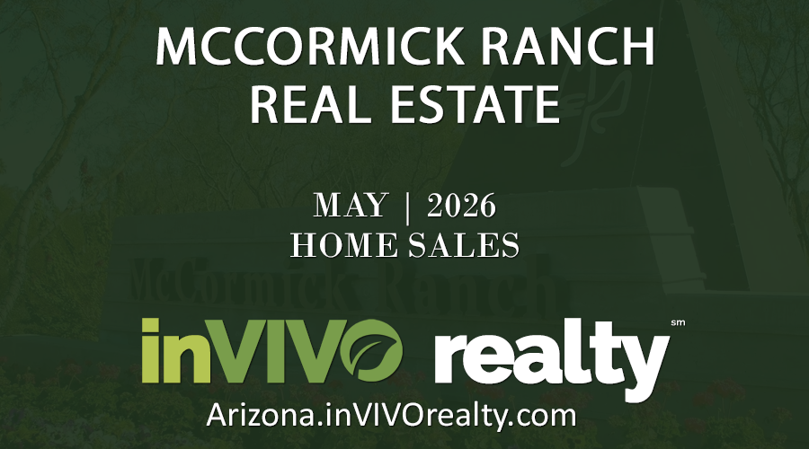 There were 87 May 2026 Sold McCormick Ranch homes which includes McCormick Ranch condos, McCormick Ranch townhomes, McCormick Ranch patio homes and detached single family McCormick Ranch homes. Each month our team posts McCormick Ranch home sales tracking only general numbers such as days on market, list price, sales price and average list and sold dollars per square foot.